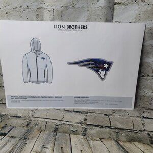 Patriots TF Mesh Over Sublimated Poly Satin Cut Outs Patch Iron Brothers 5.5 x 3